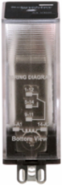 Power relay, SE Relays, 15A, SPDT, 24 VDC, clear cover