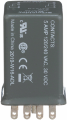 Hermetically sealed plug-in relays, SE Relays, 5A, 2 CO, 24VDC