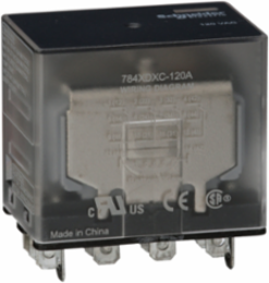 Power relay, SE Relays, 15A, 4PDT, 120 VAC, clear cover