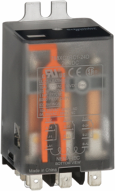 General purpose relay, SE Relays, 788R, 3PDT, 10A, 24 VDC, Quick terminal, flange cover