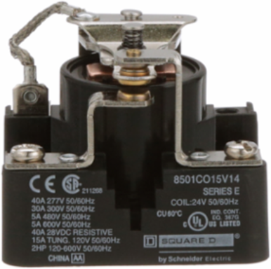 Power Relay 30A 24V AC SPDT Screw Clamp Terminal