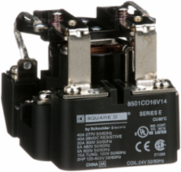 Power Relay, Type C, 2 hp, 30A, DPDT, 24V AC Coil
