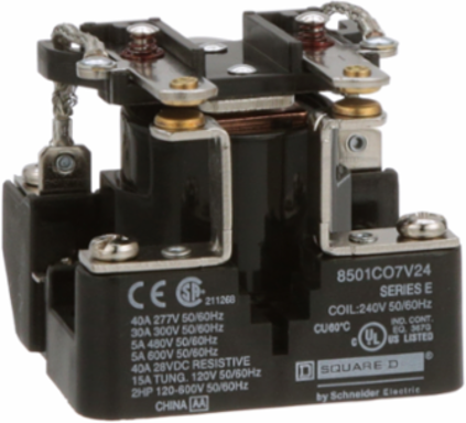Power Relay 30A 240V AC DPST Screw Clamp Terminal
