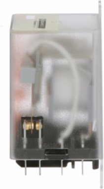 Plug-in Relay DPDT, 1 HP at 277 VAC, 10A Resistive, Flange Mounted