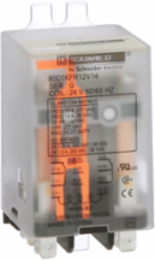 Plug-in Relay DPDT, 1 HP at 277 VAC, 10A Resistive, Flange Mounted