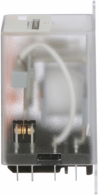 Plug-in Relay, DPDT, Flange Mounted, 1 HP at 277 VAC, 120 VAC Coil