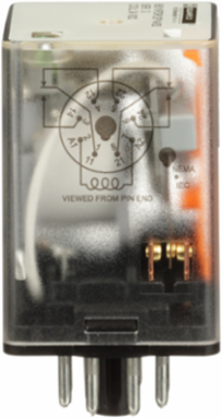Harmony DPDT Relay 24V DC 10A 2NO 2NC 1 HP at 277V AC