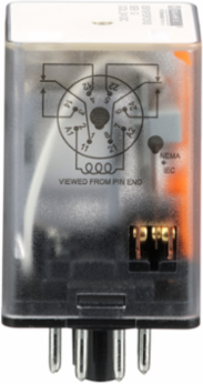 Harmony Relay, DPDT, 10A at 120V AC, 1 HP at 277V AC, 24V DC