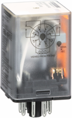 Harmony Relay, DPDT, 10A at 120V AC, 1 HP at 277V AC, 24V DC