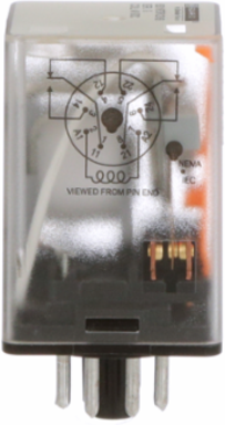 Plug-In Relay, DPDT, 1 HP at 277 VAC, 48 VDC Coil, 1.4 Inch