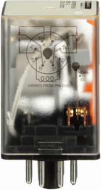 Harmony DPDT Relay, 10A at 120V AC, 1 HP at 277V AC, 8 Pins