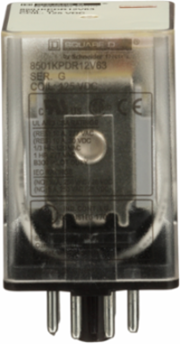 Harmony DPDT Relay, 10A at 120V AC, 1 HP at 277V AC, 8 Pins