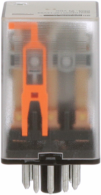 Plug-In Relay, Type KP, Tubular, 1 HP at 277 VAC, 24 VDC Coil