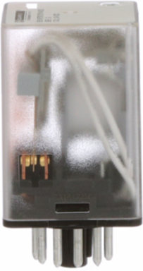 Plug-In Relay, Type KP, Tubular, 1 HP at 277 VAC, 24 VDC Coil