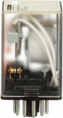 Plug-In Relay, Type KP, Tubular, 1 HP at 277 VAC, 24 VDC Coil, 11 Pin