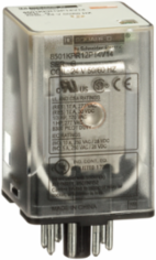 Plug-in Relay, DPDT, 1 HP, 24 VAC Coil, 10A at 120 VAC