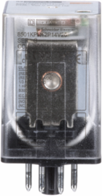 Harmony DPDT Relay, 10A at 120V AC, 1 HP at 277V AC, 2NO + 2NC
