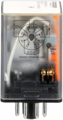 Harmony Relay DPDT 10A 120V AC 24V AC 1 HP at 277V AC