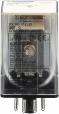 Harmony Relay, DPDT 10A at 120V AC, 1 HP at 277V AC, 2NO + 2NC