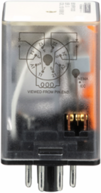 Harmony Relay, DPDT 10A at 120V AC, 1 HP at 277V AC, 2NO + 2NC