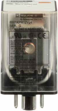 Harmony DPDT Relay, 10A, 240V AC, 1 HP at 277V AC, 8 Pins