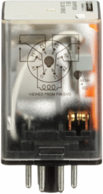 Harmony DPDT Relay, 10A, 240V AC, 1 HP at 277V AC, 8 Pins