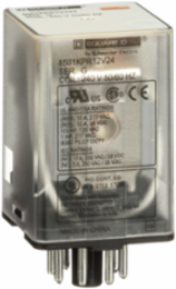 Harmony DPDT Relay, 10A, 240V AC, 1 HP at 277V AC, 8 Pins