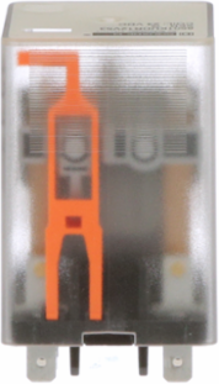 Plug-In Relay, DPDT, 0.5 HP at 240 VAC, 24 VDC Coil, 1.4 Inch Depth