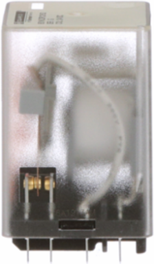 Plug-In Relay, DPDT, 0.5 HP at 240 VAC, 24 VDC Coil, 1.4 Inch Depth