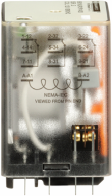 Harmony Relay, 3PDT, 10A at 120V AC, LED Indicator, Socket Mount, 1.4 Inch Depth