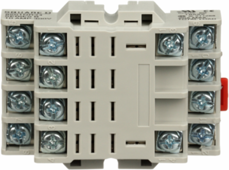 Relay Socket, 14 Pins, 10A, 300V AC, DIN Rail/Panel Mount