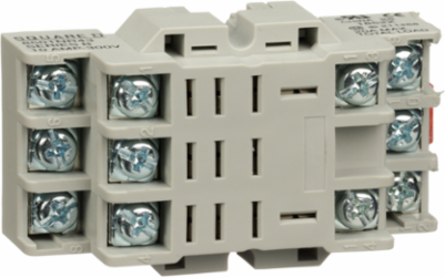 Plug In Relay Socket, Type N, 11 Blade, 10 A, 69.6 mm Height