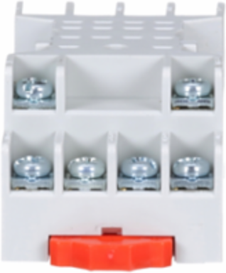 Relay Socket, 14 Pins, Double Tiered Screw Clamp, DIN Rail/Panel Mount, 10A 300V AC