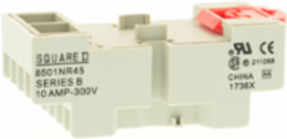Relay Socket Harmony 8501R, 14 Blade, DIN Rail/Panel Mount, 10A, 300V AC