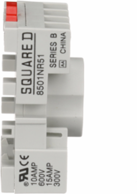 Harmony Relay Socket, 8 Pins, 15A-300V AC, DIN Rail/Panel Mount, Set of 10