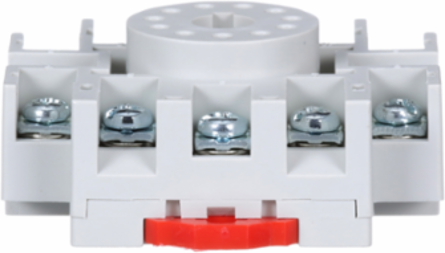 Relay Socket, Harmony 8501N, 11 Pins, 15A-300V AC, DIN Rail/Panel Mount