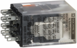 Miniature Relay 4PDT 8A 120V AC, Low Voltage, Hermetically Sealed