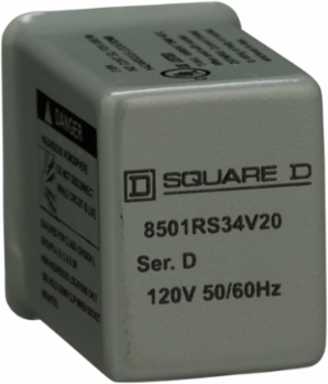 Miniature Relay, 4PDT, Low Voltage, 5A at 240V AC, 120V AC