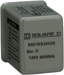 Miniature Relay, 4PDT, Low Voltage, 5A at 240V AC, 120V AC