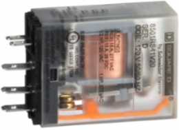 Miniature Relay SPDT 15A 120V AC, 1HP 277V AC, 1NO+1NC