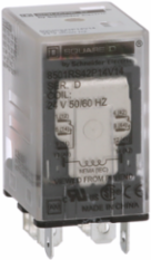 Miniature Relay DPDT 1 HP at 277 VAC 15A Resistive 24 VAC Coil