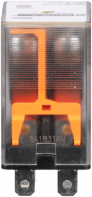 Miniature Plug-In Relay, 1 HP at 277 VAC, 15A Resistive, DPDT