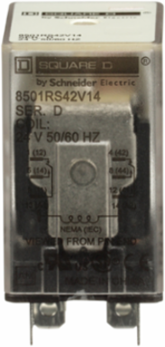 Miniature Relay, SPDT, 15A at 120V AC, 1HP at 277V AC, 24V AC