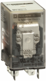 Miniature Relay, SPDT, 15A at 120V AC, 1HP at 277V AC, 24V AC