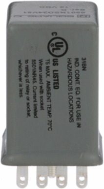 Miniature Relay 4PDT, 5A Resistive at 240 VAC, 12 VDC Coil