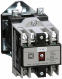 NEMA Control Relay, 10A 600 VAC, 2 NO Contacts, 230-250 VDC Coil