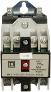 Harmony Relay, 10A at 600V AC, 115/125V DC, 4NO, 3.56 Inch Tall