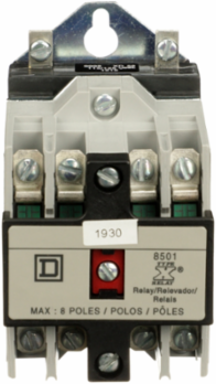 Harmony Relay, 10A at 600V AC, 115/125V DC, 4NO, 3.56 Inch Tall