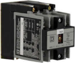 NEMA Control Relay, 2 Normally Open, 10A 600VAC, Off-Delay Timer