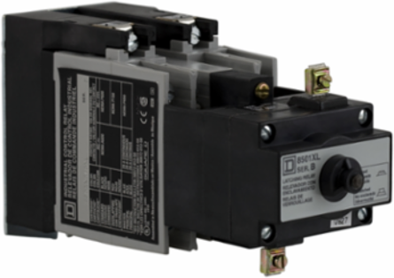 NEMA Control Relay, Latching, 10A, 600V AC, 4 NO Contacts, 110/120V AC
